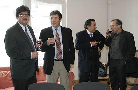 Por supuesto La Asociación se destaca en el Vino de Honor