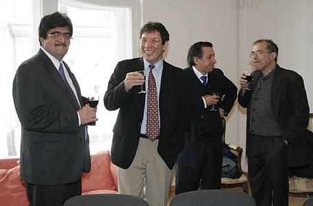 Patricio Cortés, Leo Plaza, José Obando y Nestor Hugo