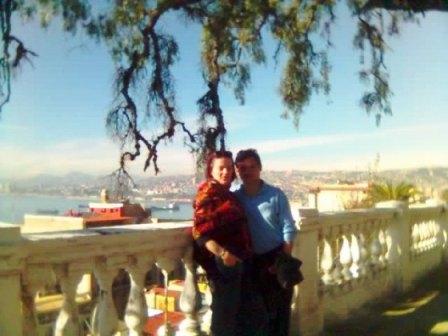 Pavel con su esposa - Valpo. 2006