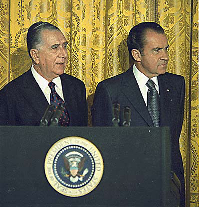Richard Nixon complotó con el dictador brasileño Emilio Garrastazú Médici