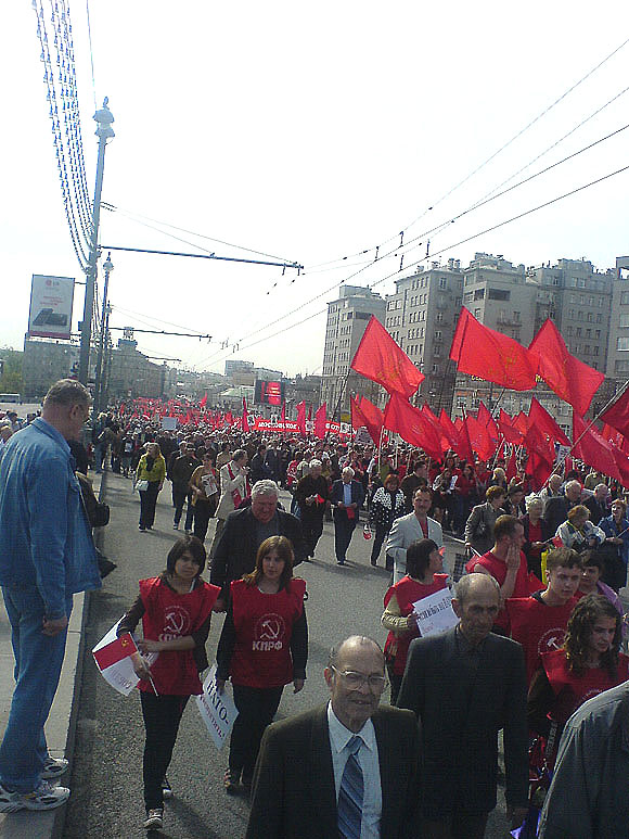 1 de mayo en Moscú 2008