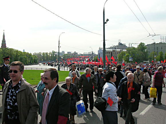 1 de mayo en Moscú 2008