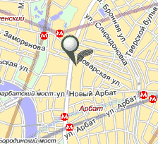 Mapa de acceso al Instituto Cervantes en Moscú