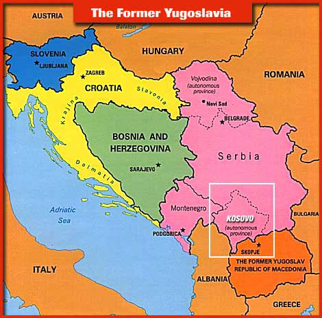 Serbia - Map