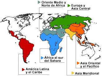 Mapa regiones