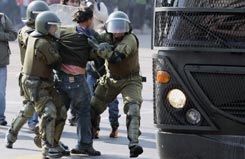 represion estudiates Chile 2006